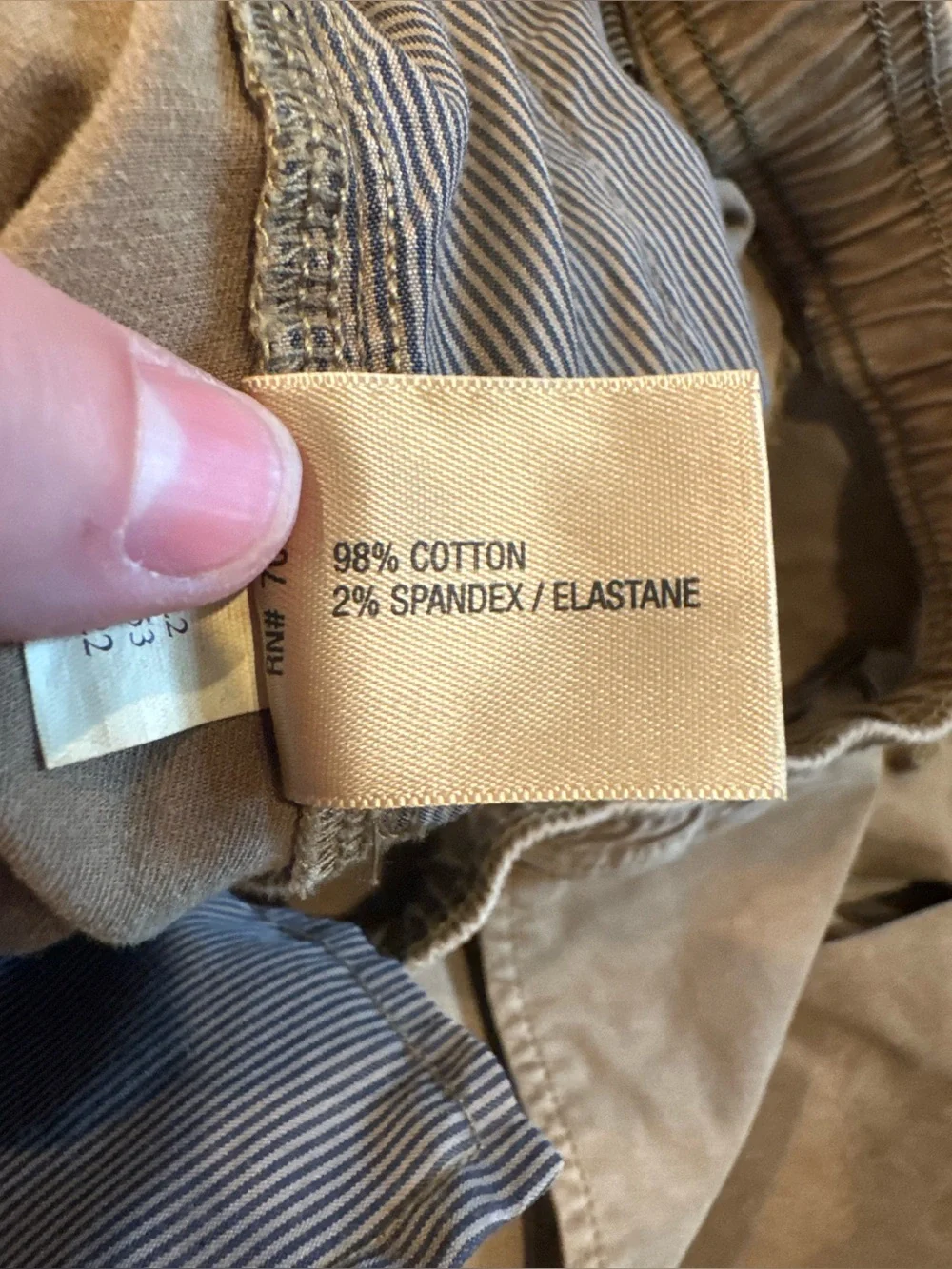 NWT Orvis Pull On Drawstring Khaki Ankle Pants Sz M Outdoor Casual Fishing